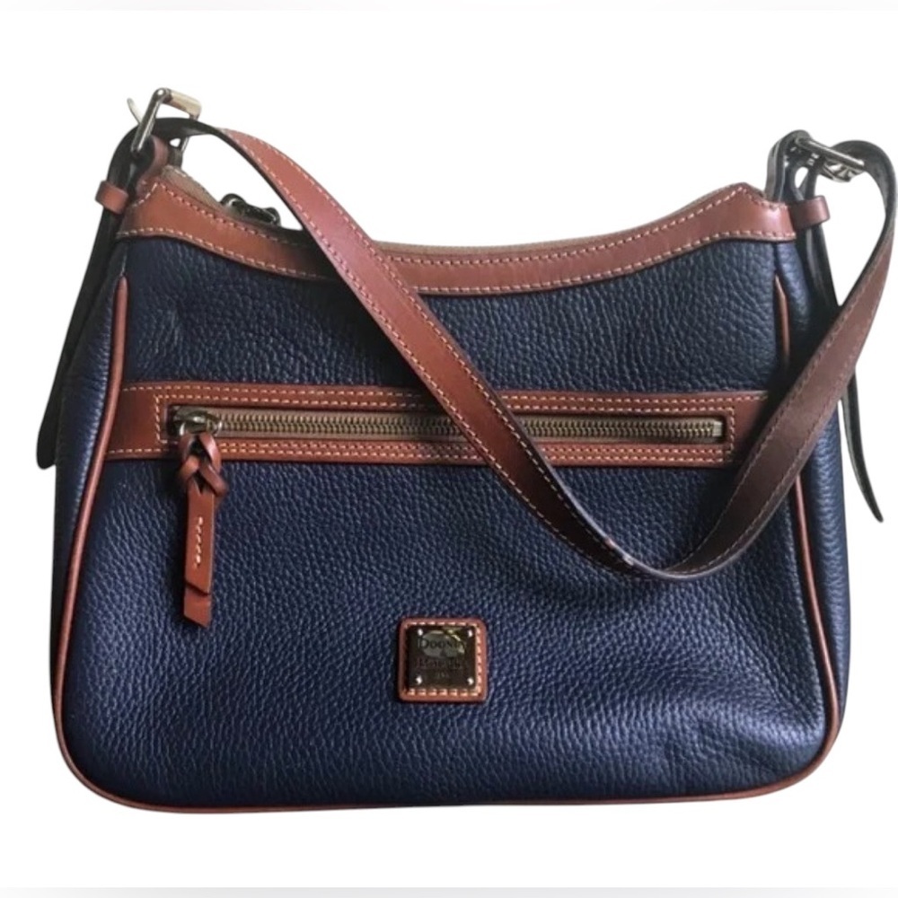 Dooney & Bourke Pebble Grain Piper Crossbody Midnight Blue